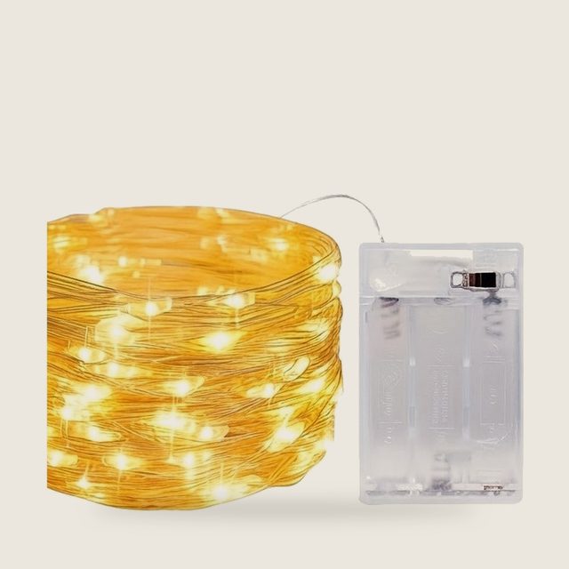 Guirnalda LED 5 m luz cálida
