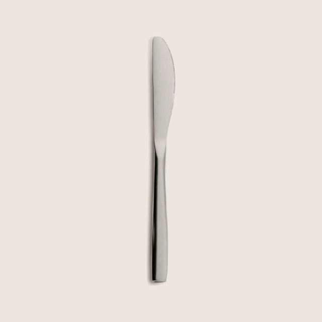 Cuchillo de mesa satinado, colección ALBA