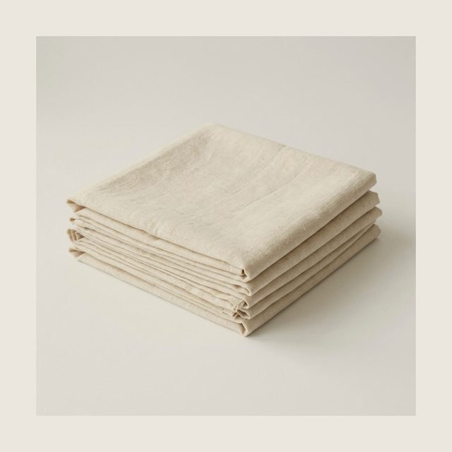 Mantel 240 × 350 lino y algodón blanco natural