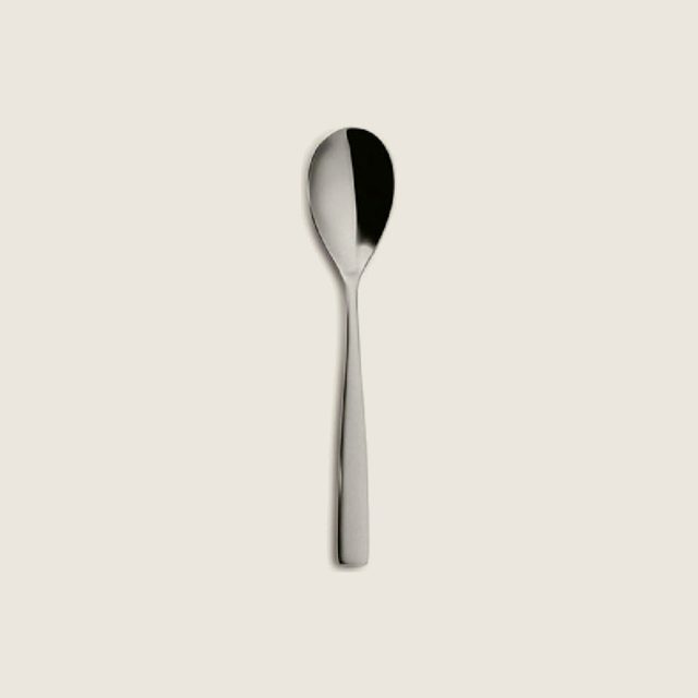 Cuchara de postre satinada, colección ALBA