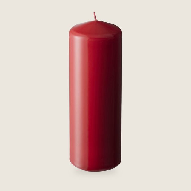 Vela de pilar roja 19 cm