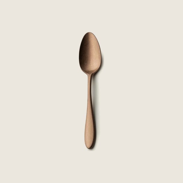 Cuchara de postre cobre, colección MERIDIANA